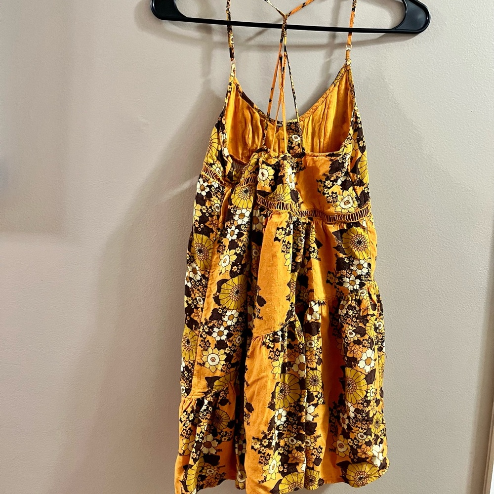Urban Outfitters Boho Floral Dress Size XS - Picture 5 of 9
